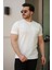 Erkek Cepli Kolyeli Kısa Kollu Örme Kumaş T-Shirt 2