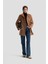 Beli Bağcıklı Kısa Kaban 24KH7528 Camel 1