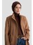 Beli Bağcıklı Kısa Kaban 24KH7528 Camel 2