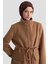 Beli Bağcıklı Kısa Kaban 24KH7528 Camel 3