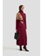 Kırışık Efektli Takım 25KD1019 Bordo 1