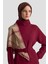 Kırışık Efektli Takım 25KD1019 Bordo 2