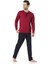 Erkek Bordo Penye Pijama Takımı Kutulu Damat Çeyiz Seti R.o.2.0.0.z.e.0.0.l.t. 2