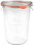 850 ml Şeffaf Cam Saklama Kavanozu, Dayanıklı ve Şık Tasarım 2