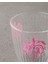 Iki Adet 290 ml Pembe ve Bordo Cam Bardak Seti, Şık ve Kullanışlı Tasarım 3