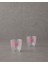 Pembe ve Bordo 2'li 290 ml Cam Bardak Seti, Şık ve Dayanıklı Tasarım 1