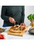 22 cm Paslanmaz Çelik Pizza ve Börek Kesici, Kayın Saplı, Şık ve Dayanıklı Bıçak 2