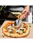 22 cm Paslanmaz Çelik Pizza ve Börek Kesici, Kayın Saplı, Şık ve Dayanıklı Bıçak 4