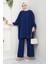 Tunik Pantolon Ikili Takım 1606 - Lacivert 5