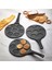 Döküm Omlet Tavası, Yapışmaz, Kahvaltı, Pankek, Evde Pişirme, Yuvarlak, Dayanıklı 1