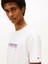 Tommy Hılfıger Erkek Marka Logolu Bisiklet Yakalı Pamuklu Beyaz1 T-Shirt DM0DM21978 Ybl 2