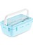 Mavi Çatal Kaşıklı Saklama Kutusu, Pratik ve Şık Yemek Taşıma Çözümü 3