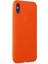 iPhone x Kılıf First Silikon - Parlak Turuncu 2