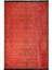 Soft Atlas Afgan Desenli Halı - Kırmızı - 160X230 cm 2