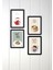 4 Parça Mutfak Modern Çerçeve Görünümlü Mdf Tablo Set 1