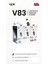 V83 Bluetooth Kulaklık Ekranlı Makaralı Titreşimli 1