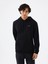 Regular Fit Siyah Erkek Sweatshirt LF2041316 1