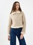 Loose Long Crop Taş Kadın Mont LF2040674 1