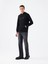 Regular Fit Siyah Erkek Sweatshirt LF2041153 2