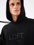 Regular Fit Siyah Erkek Sweatshirt LF2041153 4