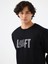 Regular Fit Siyah Erkek Sweatshirt LF2041391 4