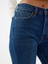 Comfort Straight Comfort Fit Lacivert Kadın Jean Pantolon LF2037063 5