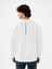 Oversize Fit Beyaz Erkek Sweatshirt LF2041434 3