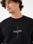 Regular Fit Siyah Erkek Sweatshirt LF2041080 4