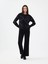 Regular Fit Siyah Kadın Sweatshirt LF2040682 2