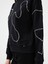 Regular Fit Siyah Kadın Sweatshirt LF2040682 4