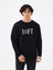 Regular Fit Siyah Erkek Sweatshirt LF2041391 1