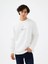 Regular Fit Beyaz Erkek Sweatshirt LF2041080 1