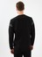 Regular Fit Siyah Erkek Sweatshirt LF2041075 3