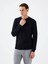 Regular Fit Siyah Erkek Uzun Kollu T-Shirt LF2040680 1