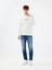 Regular Fit Beyaz Erkek Sweatshirt LF2041227 2