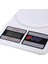 10 kg Dijital Hassas Mutfak Tartısı, LCD Ekranlı, Dara Özellikli, Beyaz 3