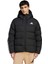 Erkek Siyah Kapşonlu Mont Essentials Climawarm 3-Stripes Puffer Down 1