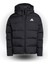 Erkek Siyah Kapşonlu Mont Essentials Climawarm 3-Stripes Puffer Down 4