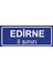 Edirne Il Sınırı Plakası , Dekoratif Aliminyum Levhaya Baskı 8*20CM 1