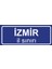 Izmir Il Sınırı Plakası , Dekoratif Aliminyum Levhaya Baskı 8*20CM 1