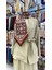 Motif Desenli Eşarp Bordo 1
