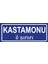 Kastamonu Il Sınırı Plakası , Dekoratif Aliminyum Levhaya Baskı 8*20CM 1