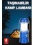 Zengezur Büyük Boy Güneş Enerjili Kamp Feneri Işıldak Lamba USB Şarjlı 1
