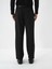 Erkek Siyah Esnek Dokulu Regular Fit Pantolon 5