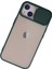 iPhone 13 Kılıf Palm Buzlu Kamera Sürgülü Silikon - Yeşil 3