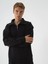 Erkek Siyah Pamuk Dokulu Oversize Sweatshirt 2
