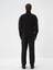 Erkek Siyah Pamuk Dokulu Oversize Sweatshirt 5
