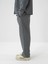 Erkek Gri Pamuk Dokulu Oversize Sweat Pantolon 4