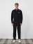 Erkek Lacivert Pamuk Dokulu Slim Fit Sweat Pantolon 1