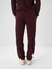 Erkek Bordo Pamuk Dokulu Regular Fit Sweat Pantolon 5